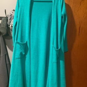 LulaRoe Sarah. Cardigan Style long sweater size small worn once
